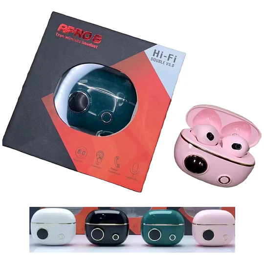 Audifono BT Apro 8 con pantalla Led (23200)