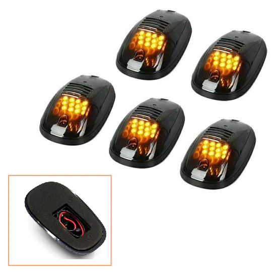 Luz Led ámbar para techo de coche (23212)