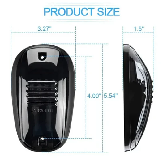 Luz Led ámbar para techo de coche (23212)