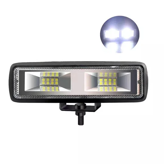 Barra Led de circulación diurna, todoterreno, 4x4, ATV, motocicleta, camión, Tractor, 16 LED, 48W, 12V, 24V