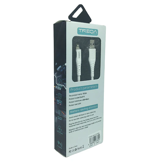 CABLE V8 TREQA 1.5M 5.1A (23760)