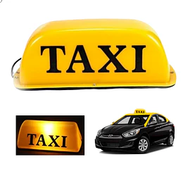 LETRERO TAXI LUMINOSO IMANTADO 