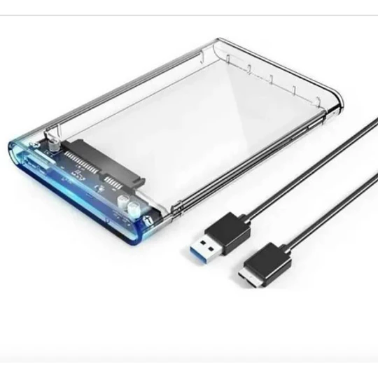 Case Cofre 2.5 Sata Usb 3.0 Transparente
