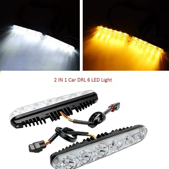 LED DRL DIURNA 2 COLORES 2 PCS (23784)
