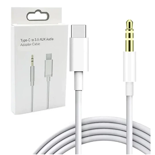 Cable Auxiliar Tipo C Jack Plug 3.5mm Macho Adaptador Audio (23795)