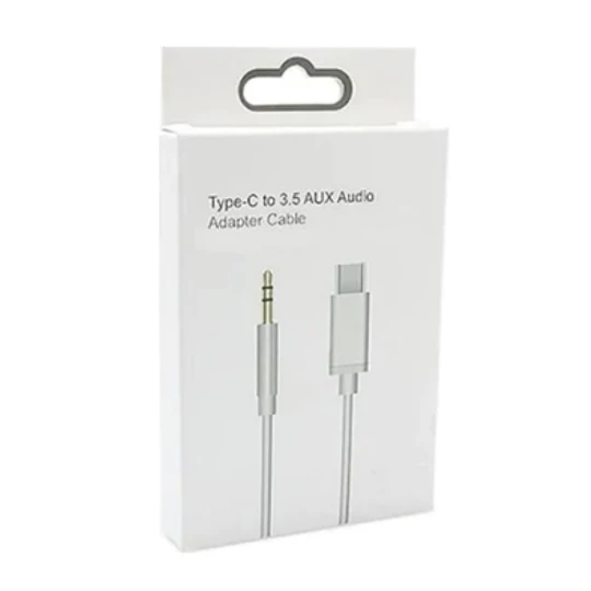 Cable Auxiliar Tipo C Jack Plug 3.5mm Macho Adaptador Audio (23795)