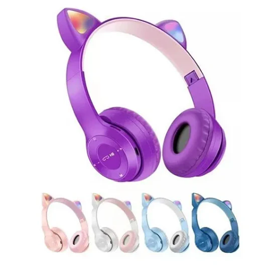 Audifono Y47 Gato Bluetooth Luces Rgb (23088)