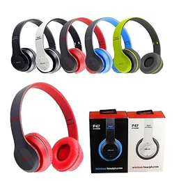 Audifonos Bluetooth P47 Stereo Radio Mp3 Inalambricos (23087)