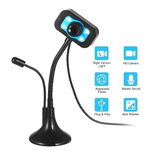Camara Web Para Pc Con Microfono AM-01 (22691)