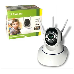 Camara Ip Wifi Hd 360 Vision Nocturna 3 Antenas (22144)