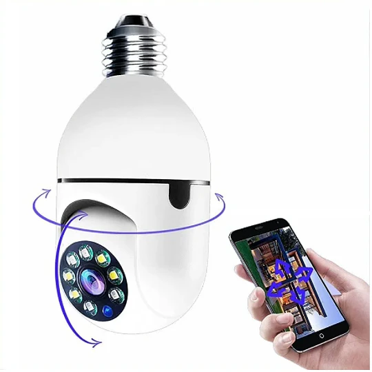 Camara Ip De Seguridad Ampolleta Motorizada 360° E27 Socket (23765)