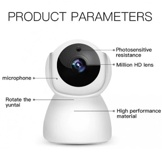 Cámara de vídeo V380, 1080 WiFi IP (22145)