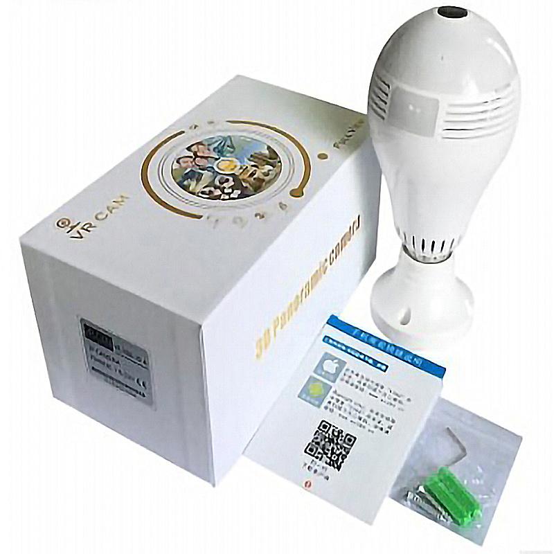 CAMARA PANORAMICA WIFI TIPO AMPOLLETA (DRP)