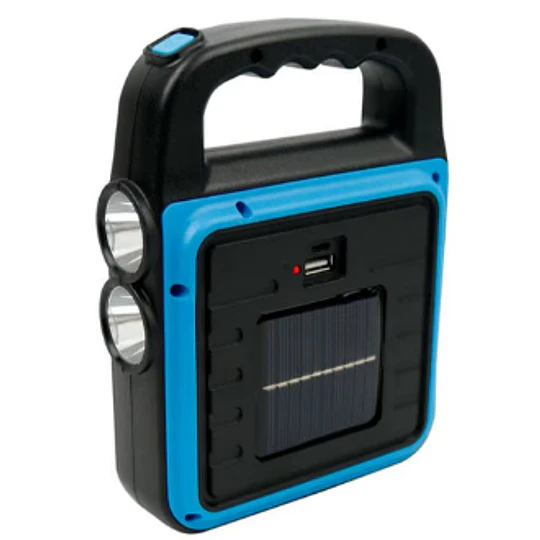 Linterna Portátil Con Carga Solar Usb Impermeable Camping
