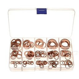 kit De 180 Juntas De Cobre Para Arandelas Planas (23482)