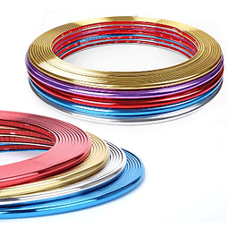 Moldura Decorativa Y Protectora Para Llanta de auto 8 Metros  (23851)