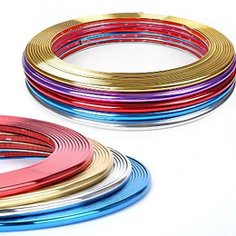 Moldura Decorativa Y Protectora Para Llanta de auto 8 Metros  (23851)