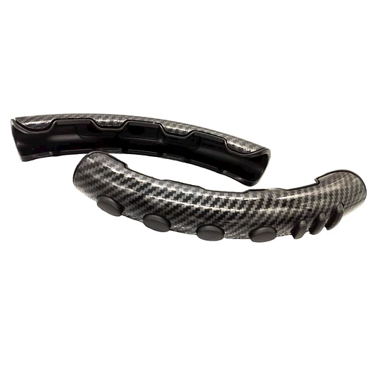 Cubierta de volante de fibra de carbono antideslizante (23638)