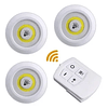 Set 3 Luces Led Inalámbricas Control Remoto 