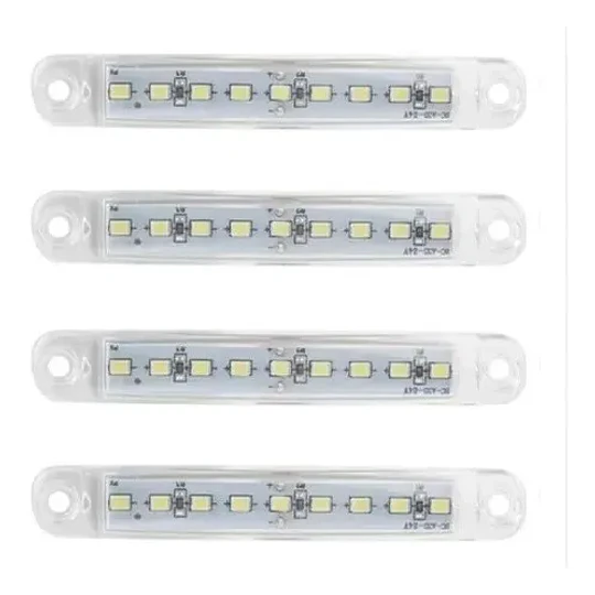 4 Luces Laterales Posición Led Bi-volts Auto Camión