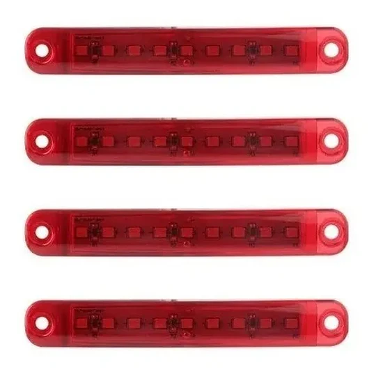 4 Luces Laterales Posición Led Bi-volts Auto Camión