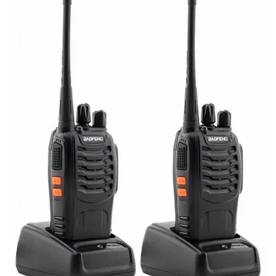 Set 2 Radio Transmisor Walkie Talkie Baofeng Bf-777s