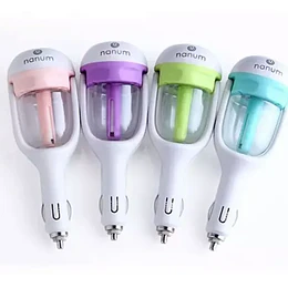 Humidificador Aromatizador Cargador De Auto Usb Aromaterapia
