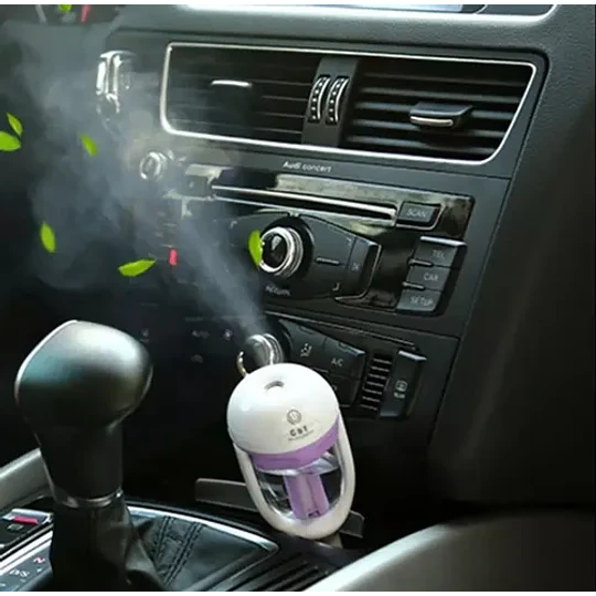 Humidificador Aromatizador Cargador De Auto Usb Aromaterapia