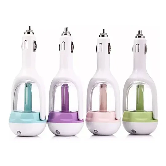 Humidificador Aromatizador Cargador De Auto Usb Aromaterapia