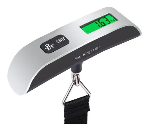 Balanza Digital Colgante 50kg Equipaje Portátil con Pilas