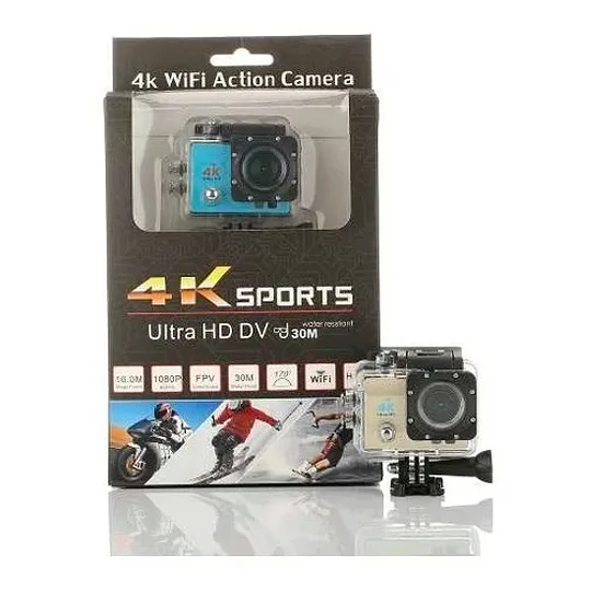 Camara Deportiva Accion 4k Ultra Hd Wifi Sumergible 30m