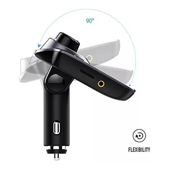 Transmisor Radio Fm Bluetooth Dual Usb Mp3 Cargador Auto