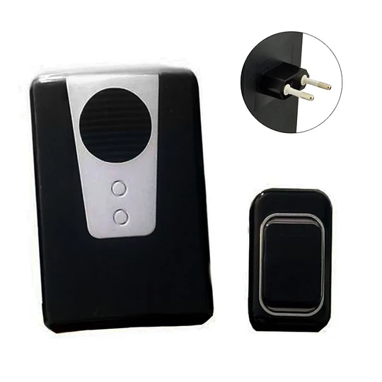 Timbre Inalámbrico + Enchufe 150m De Alcance