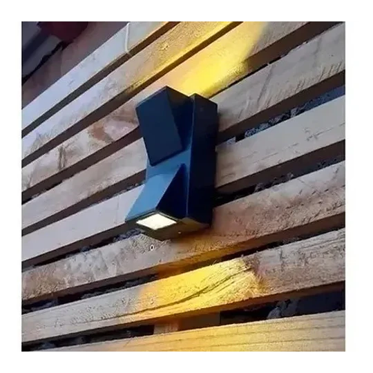 Aplique Led De Pared Exterior Dual Cob 15w/ Hb Led