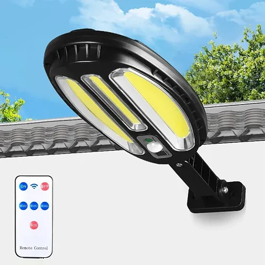 Luces Led Solar Con Sensor De Movimiento +control