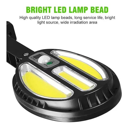 Luces Led Solar Con Sensor De Movimiento +control