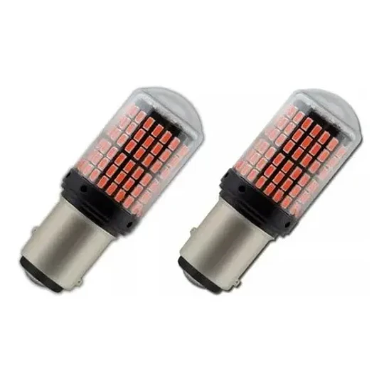 X2 Ampolleta 144 Led Luz Freno Canbus 2 Contactos