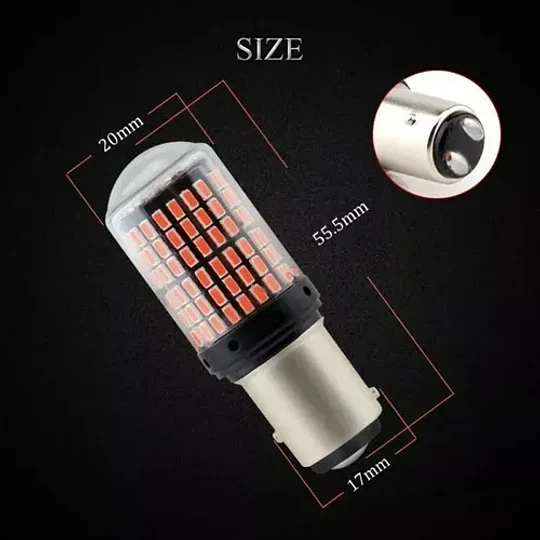 X2 Ampolleta 144 Led Luz Freno Canbus 2 Contactos