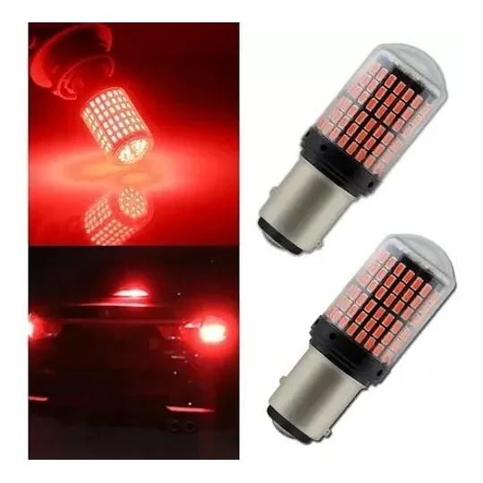X2 Ampolleta 144 Led Luz Freno Canbus 2 Contactos