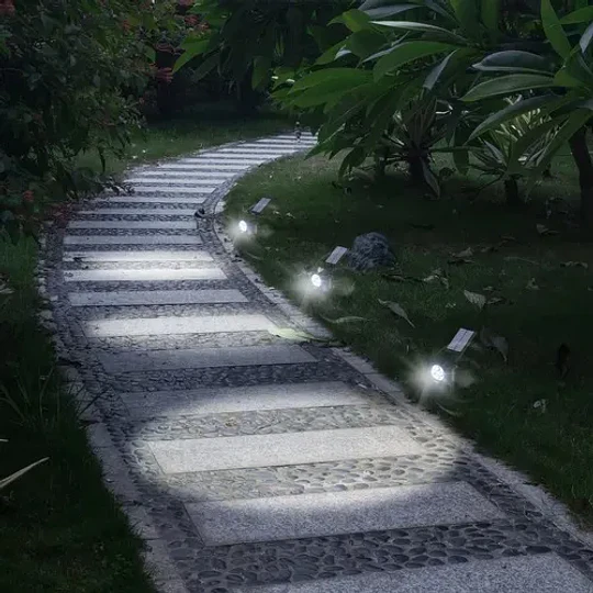 Focos Solares Luz Paisaje Al Aire Libre Para Jardín
