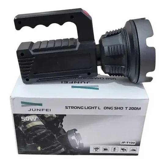 Linterna Led Largo Alcance Recargable Usb 500mts