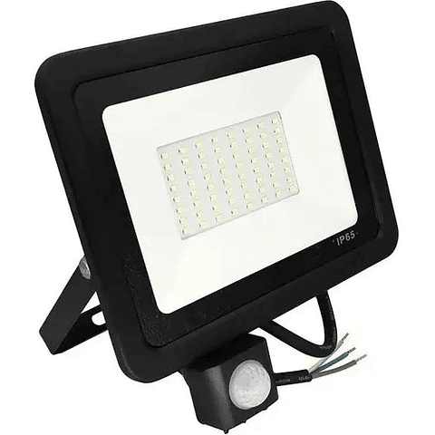 Foco Proyector De Area Led Con Sensor 100w Exterior - Ip65.