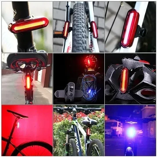 Luces de bicicleta recargable 