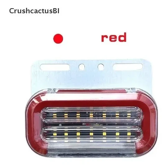 X4 Luz Led Trocha Luz Lateral Advertencia 24v Camión