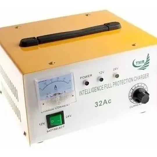 Cargador De Bateria De 32 Ac 12v-24v