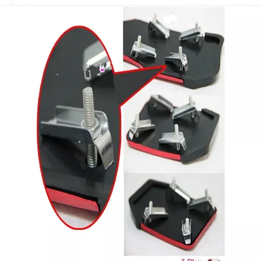 Set Pedales Deportivo Metálico + Antideslizante De Clip Auto