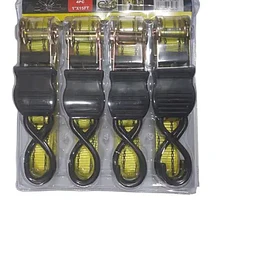 4 Eslingas Cinta De Amarre Trinquete 1x 15ft/4.5m 25mm