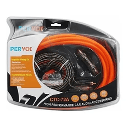 Kit Cables Para Amplificar Subwoofer 4ga Auto Gran Calidad