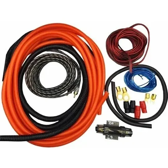 Kit Cables Para Amplificar Subwoofer 4ga Auto Gran Calidad