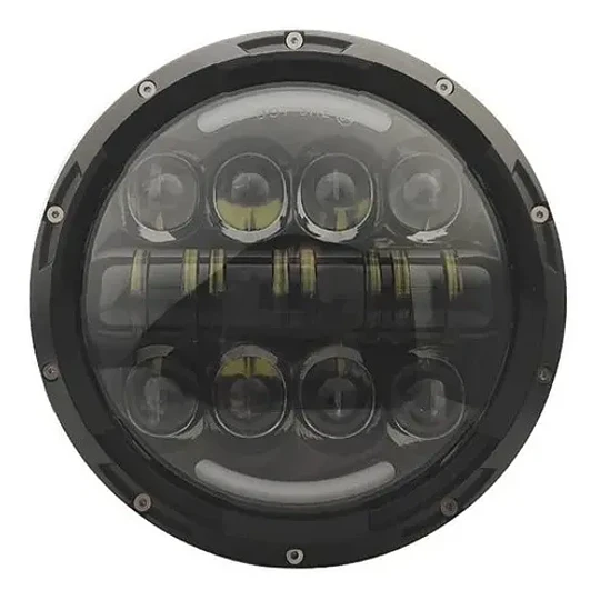 Faro De Auto Moto 7 Pulgadas Redondo Led Conduccion